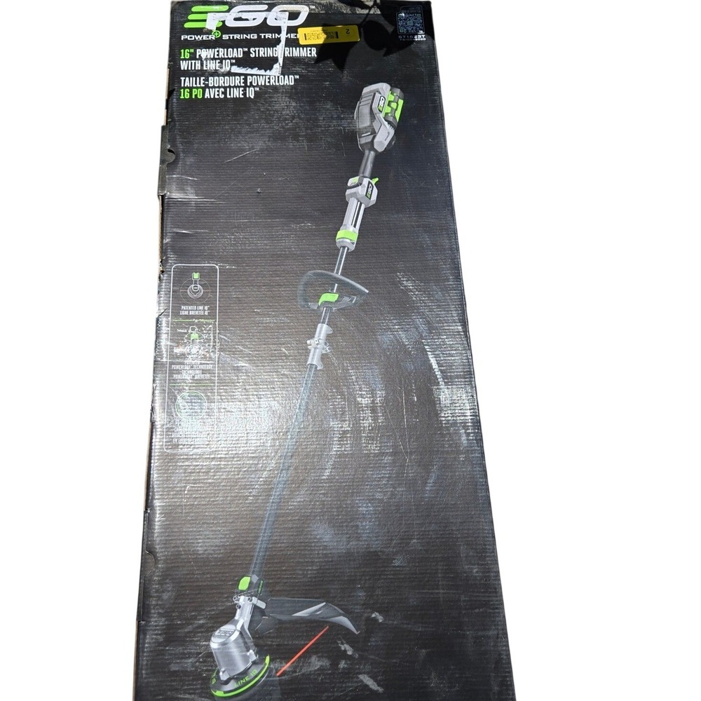 EGO Power+ ST1623T String Trimmer 16" POWERLOAD Line IQ 4.0Ah Battery Charger